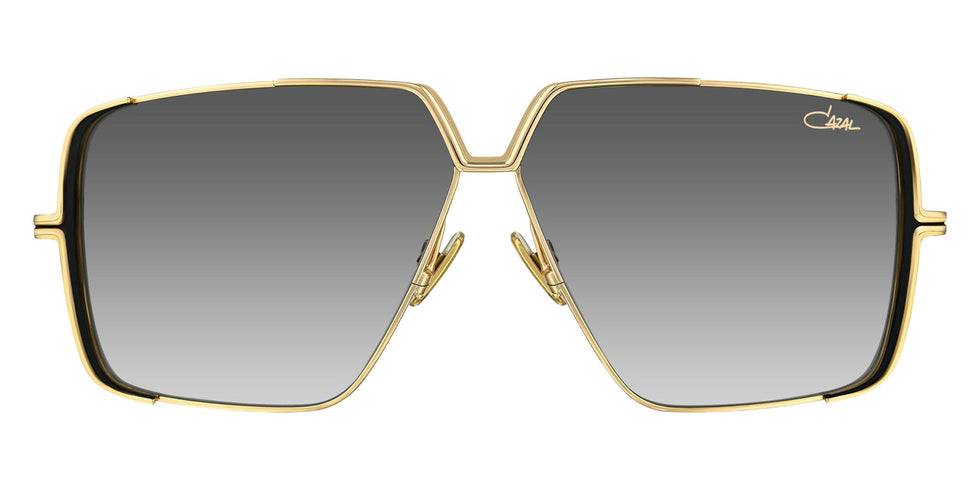 Cazal® 9508 Sunglasses - 001 Black-Gold/Grey Gradient/Ar Coated