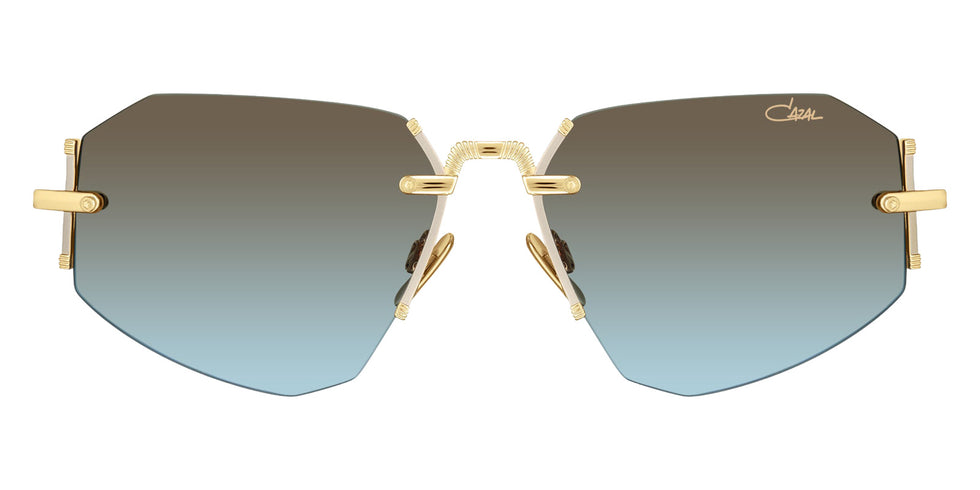 Cazal® 9509 Sunglasses - 002 Gold-Mint/Green Gradient/Ar Coated