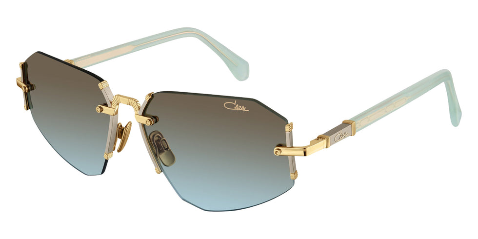 Cazal® 9509-Sunglasses Sunglasses - 002 Gold-Mint/Green Gradient/Ar Coated