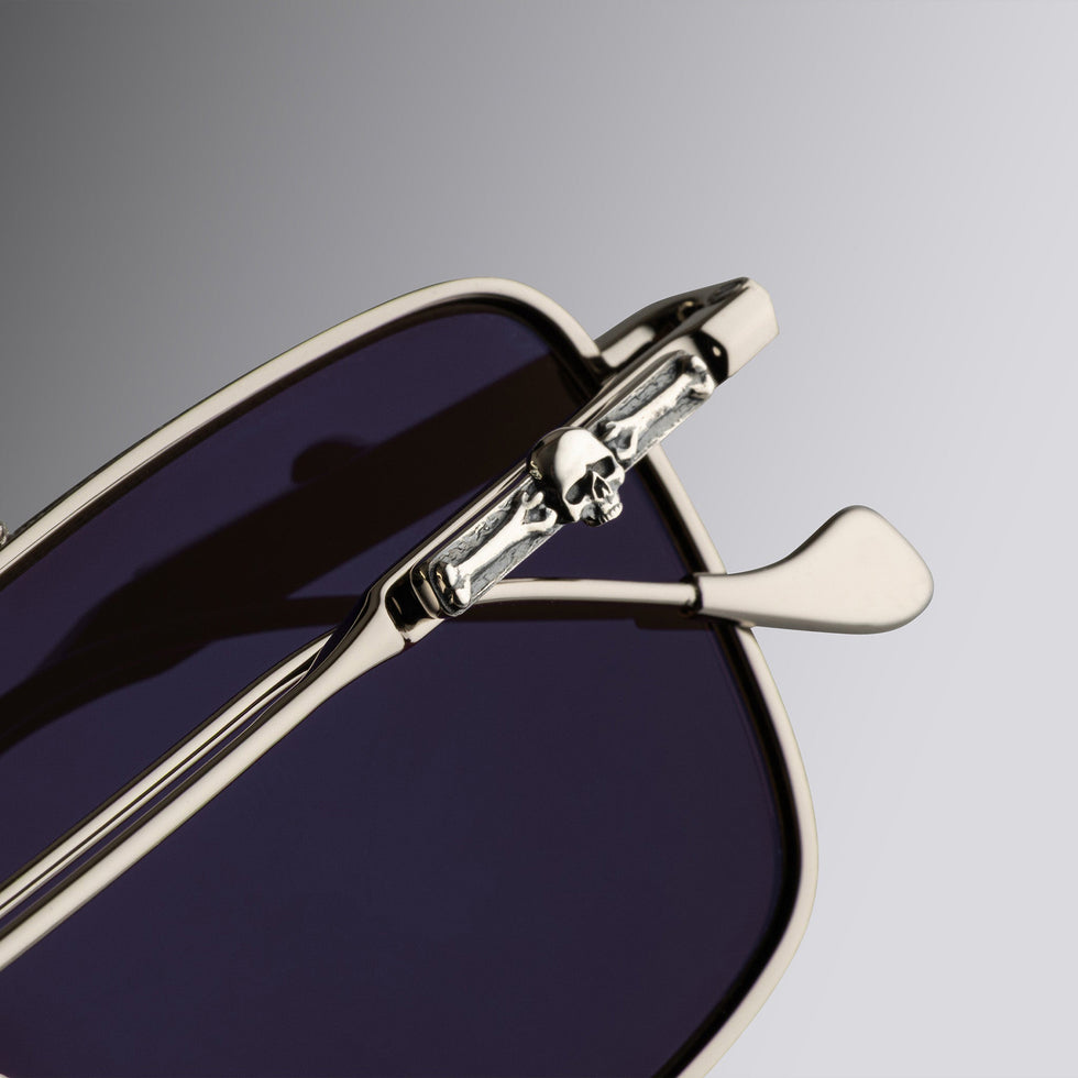 Cutler and Gross® The Great Frog Capri CG TGF Capri SUN Silver/Havana/Brown 55 - Silver/Havana/Brown