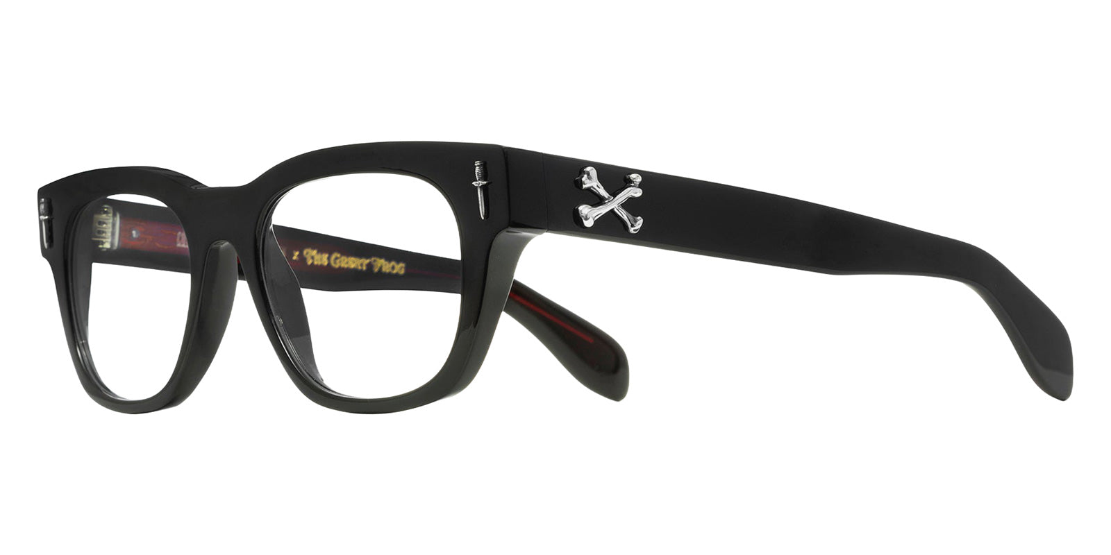 Cutler and Gross® The Great Frog Crossbones CG TGF Crossbones OP Black 53 - Black
