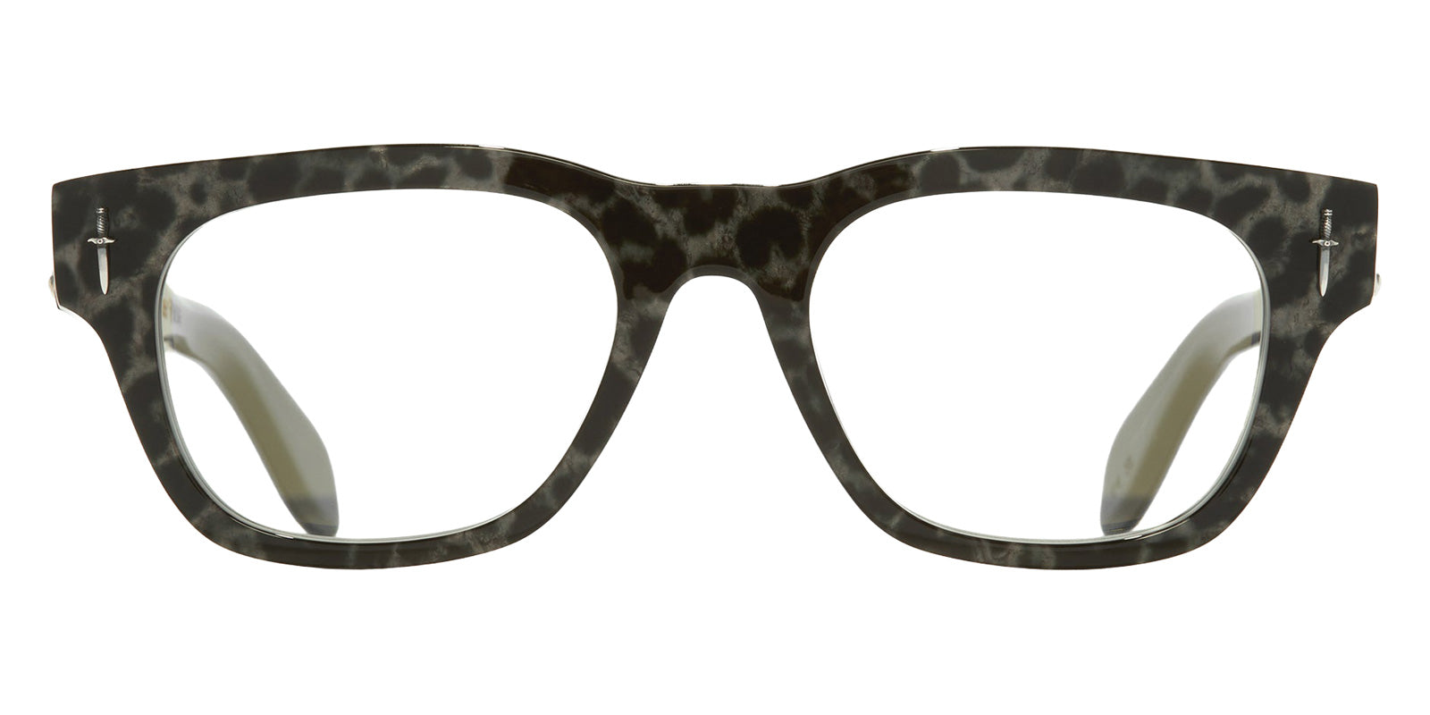 Cutler and Gross® The Great Frog Crossbones CG TGF Crossbones OP Leopard on Black 53 - Leopard on Black