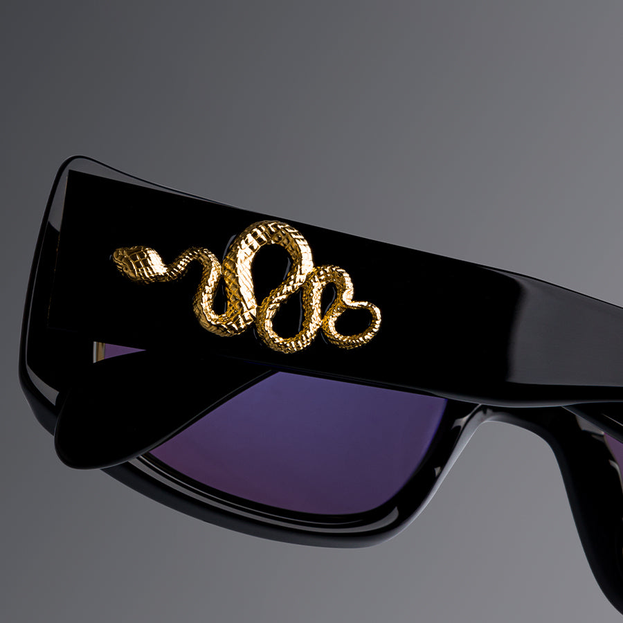 Cutler and Gross® The Great Frog Diablo CG TGF Diablo SUN Black/Gold 53 - Black/Gold