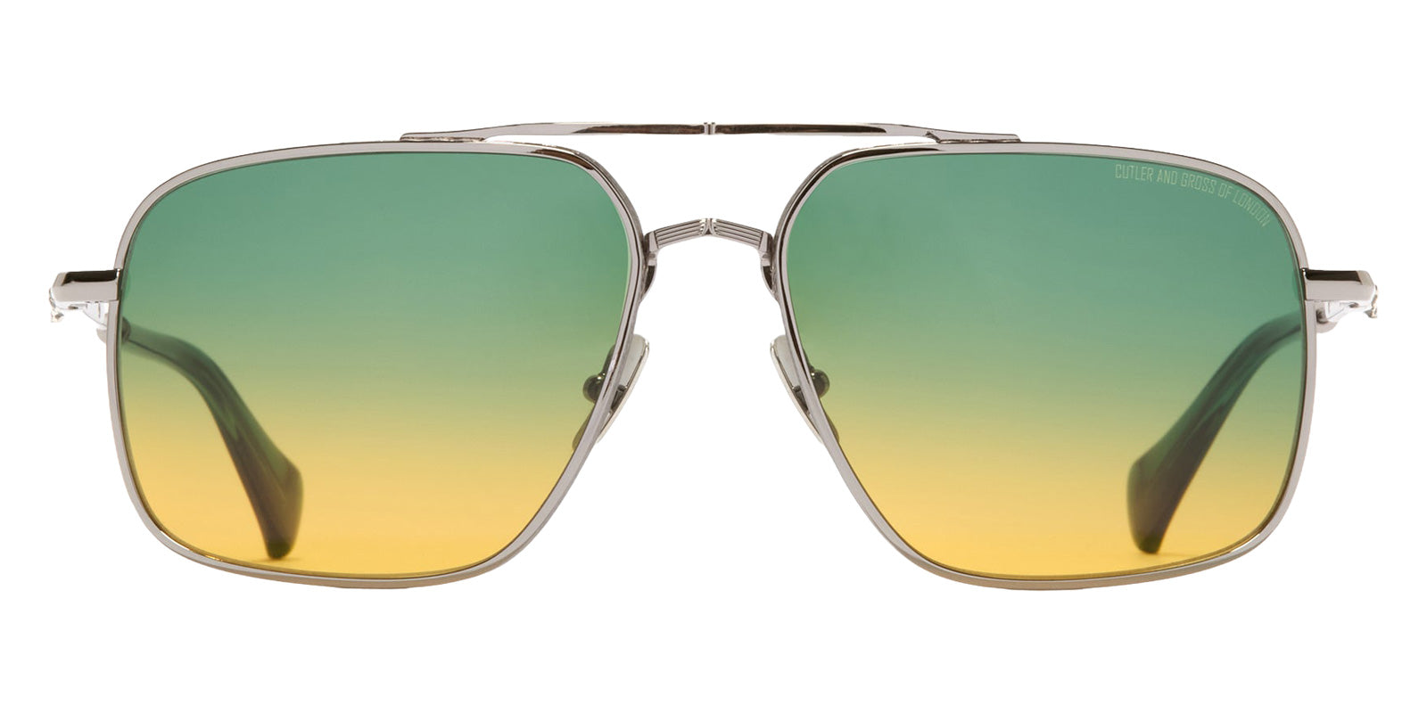 Cutler and Gross® The Great Frog Ganton CG TGF Ganton SUN Gun Metal/Silver 59 - Gun Metal/Silver