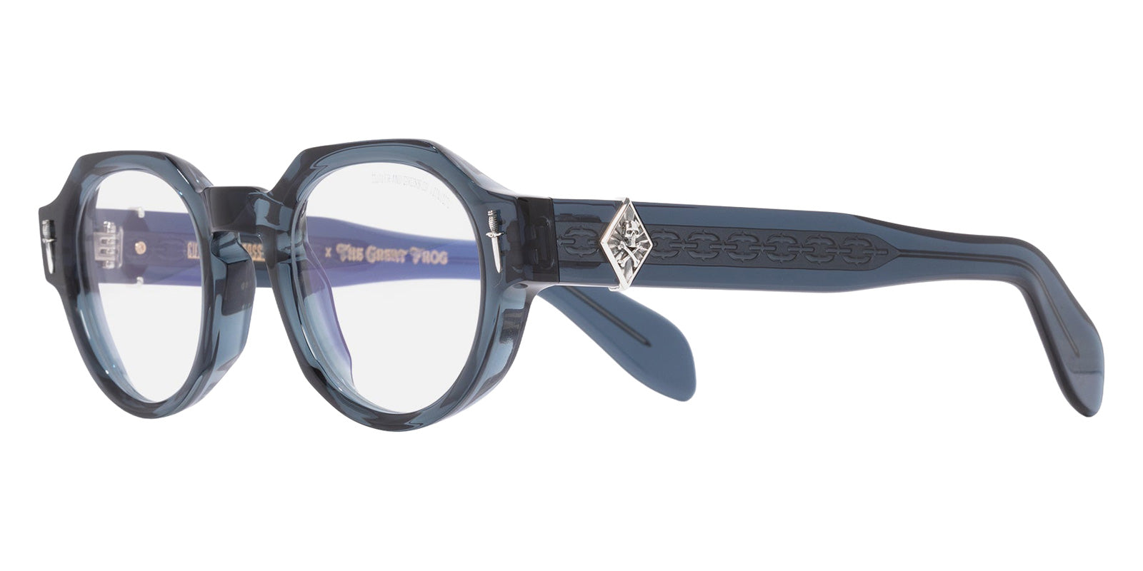 Cutler and Gross® The Great Frog Lucky Diamond I CG TGF Lucky Diamond I OP Deep Blue 48 - Deep Blue
