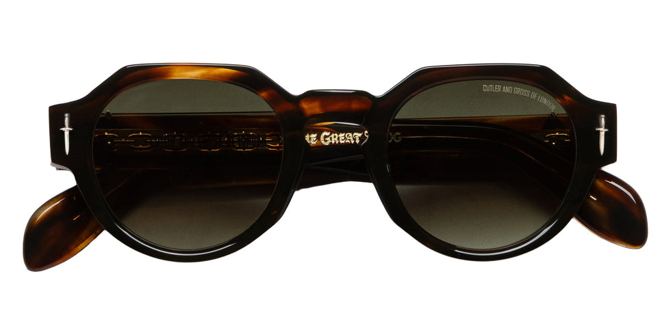 Cutler and Gross® The Great Frog Lucky Diamond I CG TGF Lucky Diamond I SUN Havana 48 - Havana