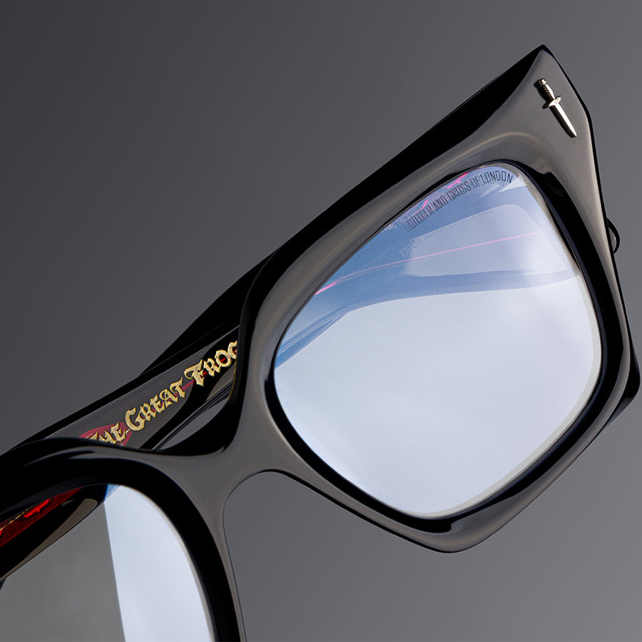 Cutler and Gross® The Great Frog Prometheus CG TGF Prometheus OP Black on Red 53 - Black on Red
