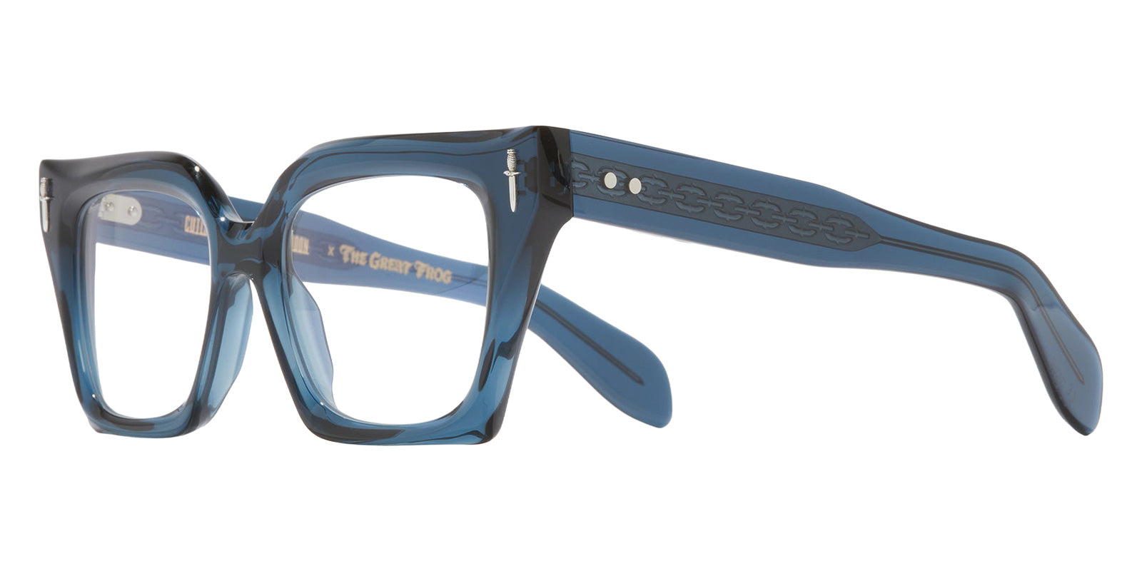 Cutler and Gross® The Great Frog Prometheus CG TGF Prometheus OP Deep Blue Crystal 53 - Deep Blue Crystal