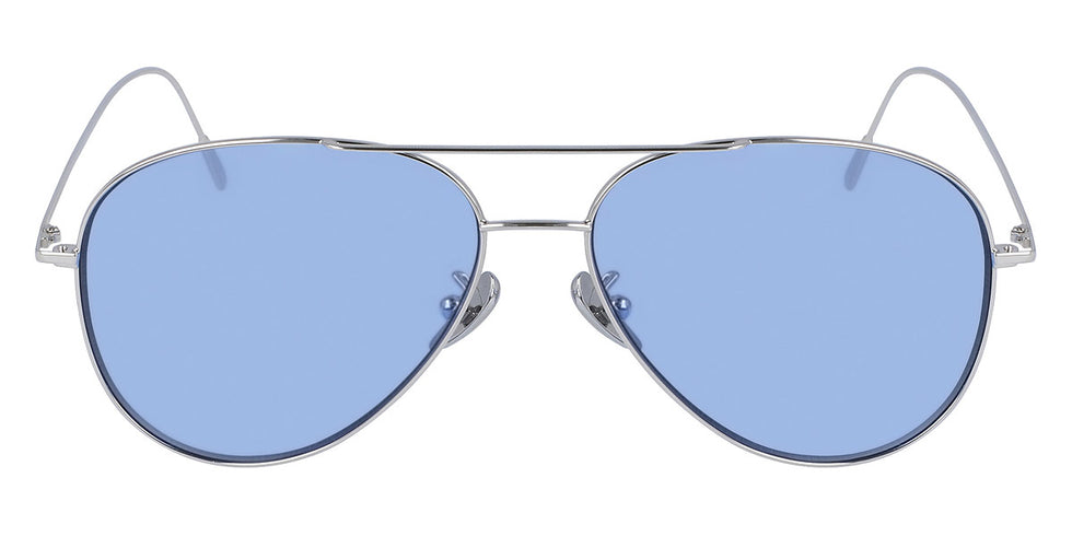 Cutler and Gross® CG1266PPLS CG1266PPLS SILVER BLUE 58 - Silver/Blue Eyeglasses