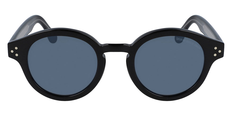 Cutler and Gross® CG1291V2S CG1291V2S BLACK 48 - Black Sunglasses