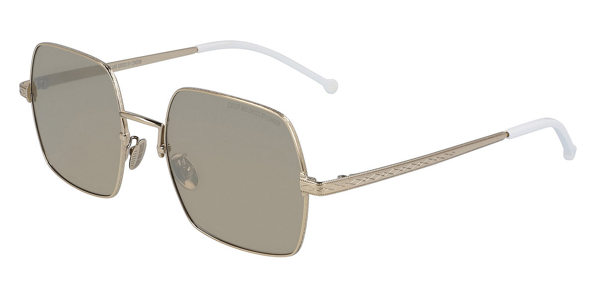 Cutler and Gross® CG1300S CG1300S GOLD WHITE METALLIC 56 - Gold/White/Metallic Eyeglasses
