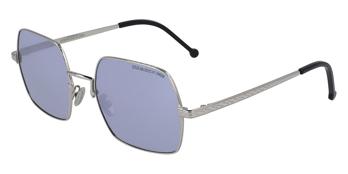 Cutler and Gross® CG1300S CG1300S SILVER BLACK METALLIC 56 - Silver/Black/Metallic Eyeglasses