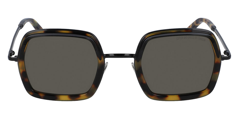 Cutler and Gross® CG1301S CG1301S GREEN BLACK BROWN 50 - Green/Black/Brown Sunglasses
