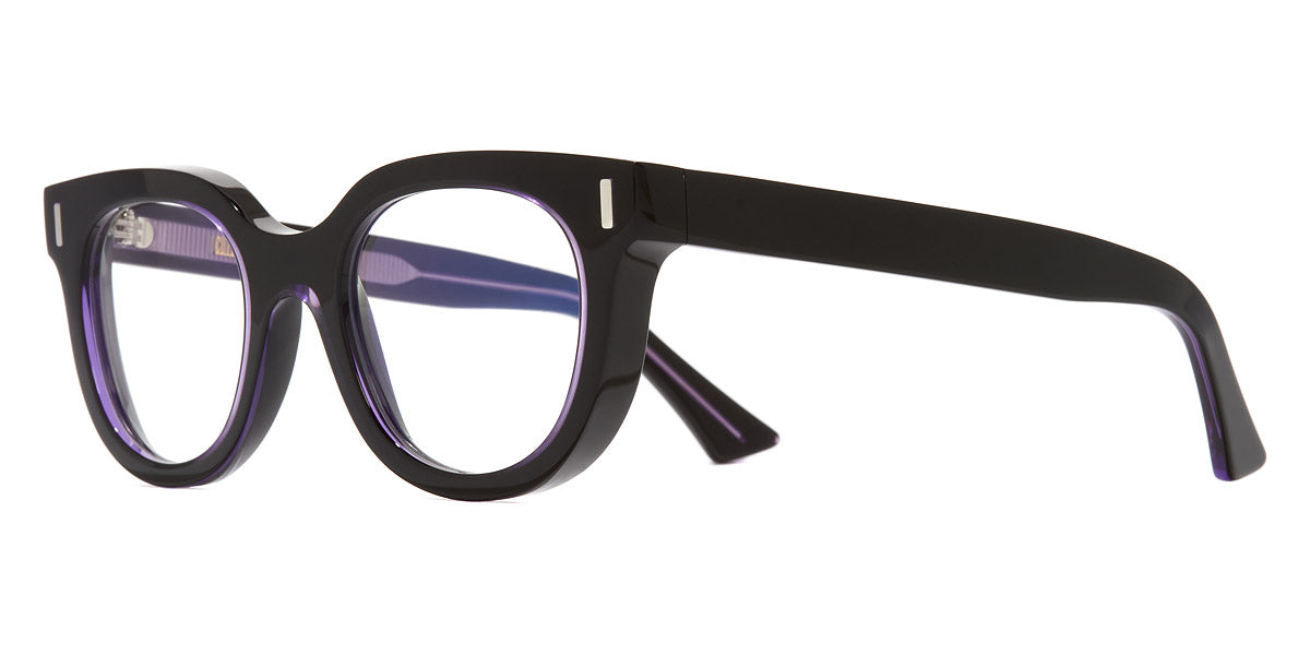 Cutler and Gross® CG1304 CG1304 PURPLE ON BLACK 50 - Purple On Black Eyeglasses