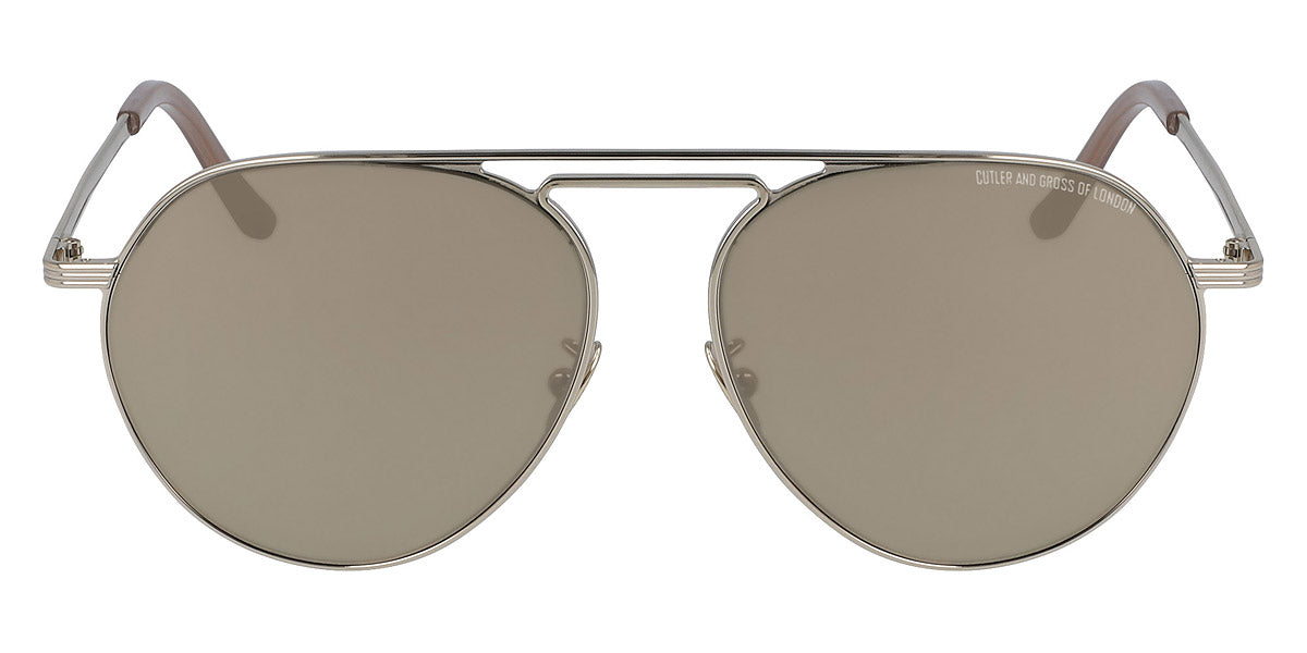 Cutler and Gross® CG1309S CG1309S GOLD PINK BROWN METALLIC 56 - Gold/Pink/Brown/Metallic Sunglasses