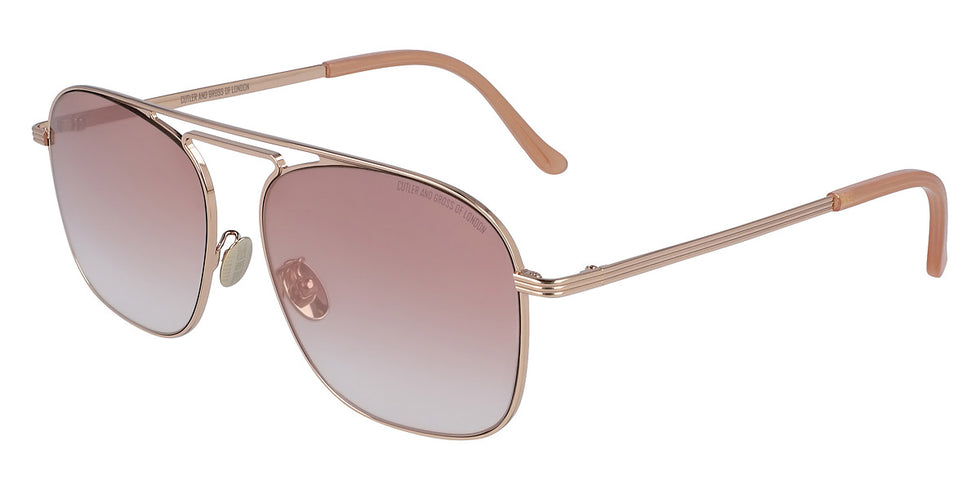 Cutler and Gross® CG1310S CG1310S SILVER BLACK 56 - Silver/Black Sunglasses