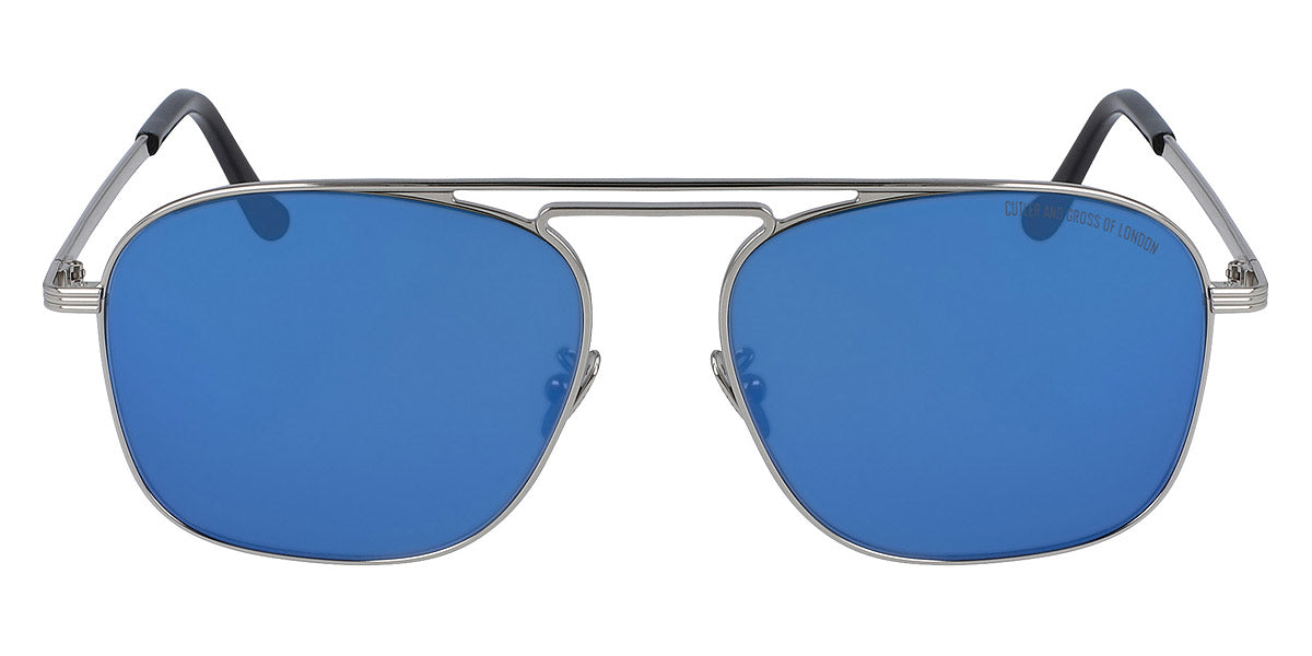 Cutler and Gross® CG1310S CG1310S SILVER PURPLE METALLIC 56 - Silver/Purple/Metallic Sunglasses