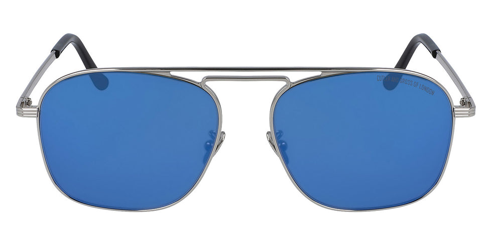 Cutler and Gross® CG1310S CG1310S SILVER PURPLE METALLIC 56 - Silver/Purple/Metallic Sunglasses