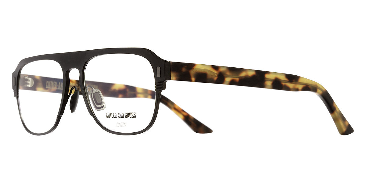 Cutler and Gross® CGOP136555 CGOP136555 003 MATT BLACK TITANIUM 55 - Matt Black/Titanium Eyeglasses