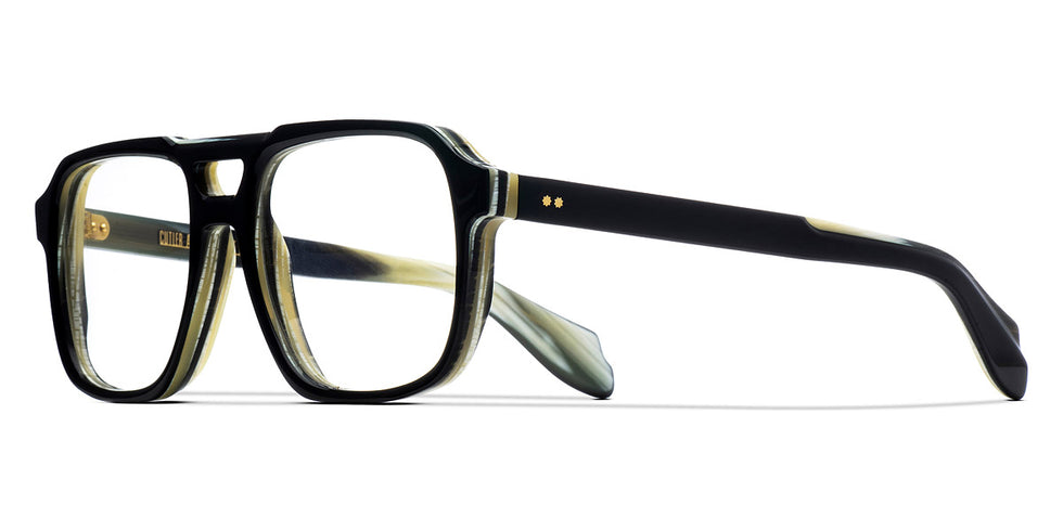 Cutler and Gross® CGOP139455 CGOP139455 005 BLACK ON HAVANA 55 - Black On Havana Eyeglasses