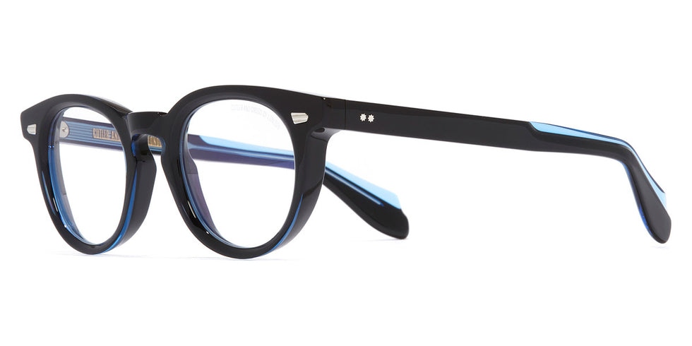 Cutler and Gross® CGOP140547 CGOP140547 CIEL ON BLACK 47 - Ciel On Black Eyeglasses