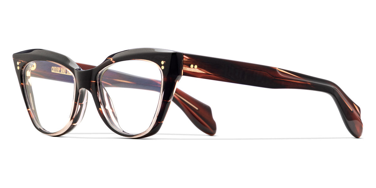 Cutler and Gross® CGOP928852 CGOP928852 002 STRIPED BROWN HAVANA 52 - Striped Brown Havana Eyeglasses