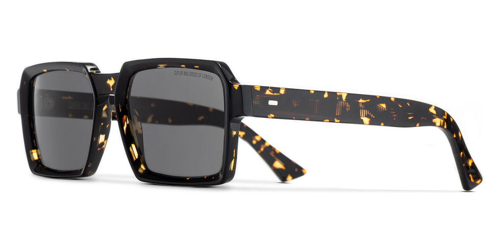 Cutler and Gross® CGSN138554 CGSN138554 BLACK ON HAVANA 54 - Black On Havana Sunglasses
