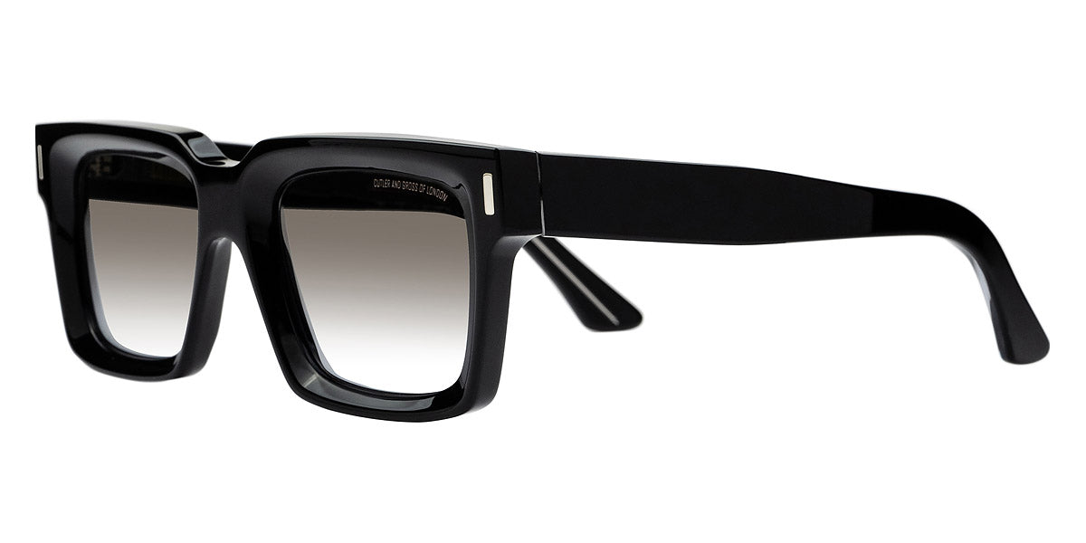 Cutler and Gross® CGSN138652 CGSN138652 BLACK 52 - Black Sunglasses