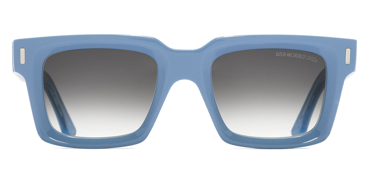 Cutler and Gross® CGSN138652ICS CGSN138652ICS SOLID LIGHT BLUE COLOUR STUDIO 52 - Solid Light Blue Colour Studio Sunglasses