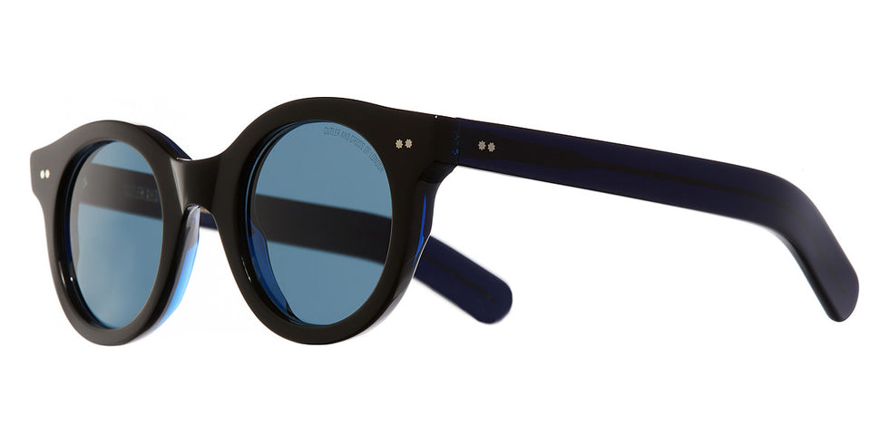 Cutler and Gross® CGSN139047 CGSN139047 BLACK ON BLUE 47 - Black On Blue Sunglasses
