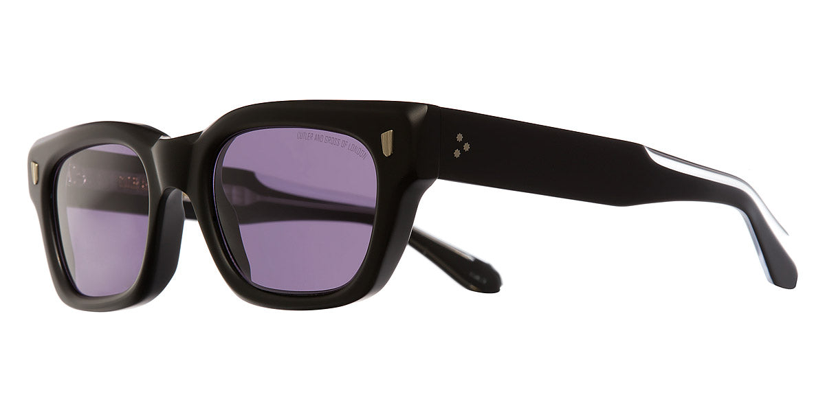 Cutler and Gross® CGSN139153 CGSN139153 MATT BLACK 53 - Matt Black Sunglasses