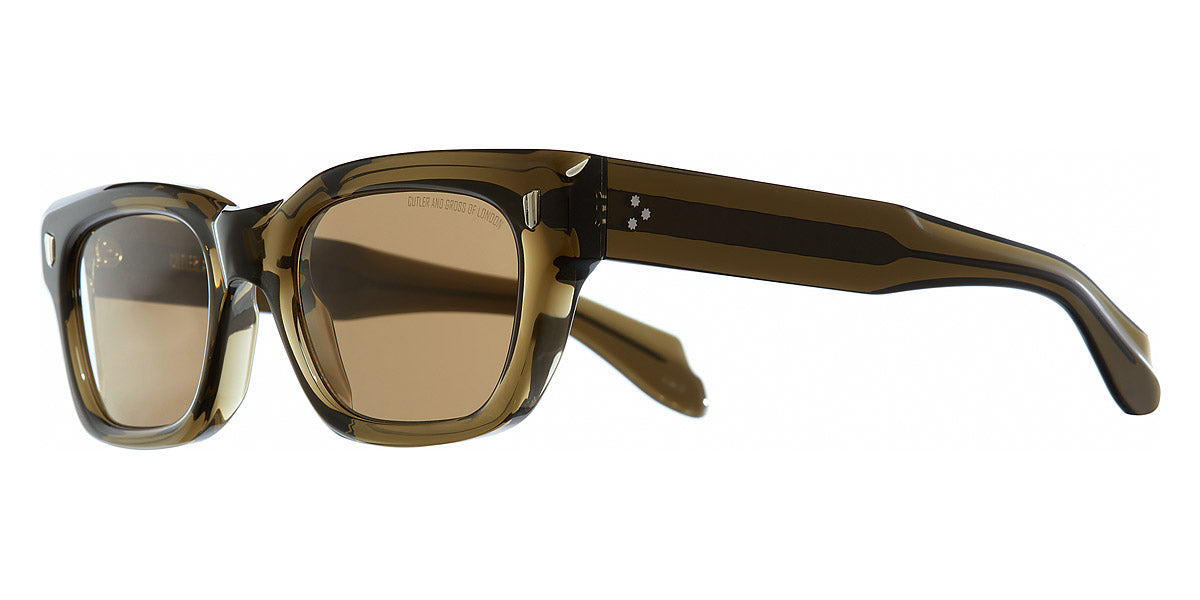 Cutler and Gross® CGSN139153 CGSN139153 OLIVE 53 - Olive Sunglasses