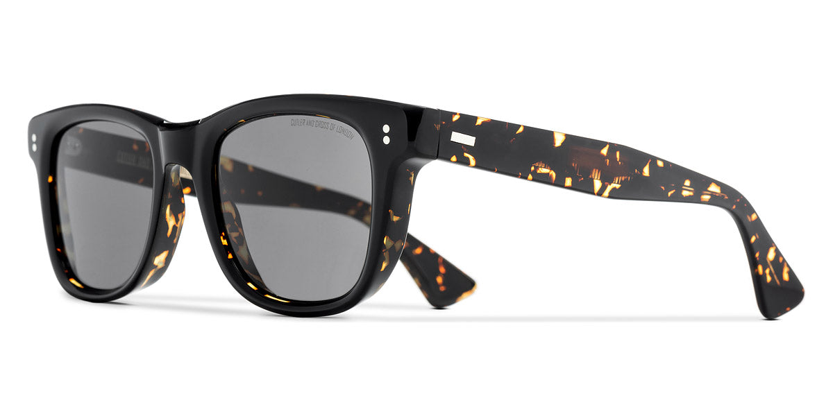 Cutler and Gross® CGSN910153 CGSN910153 BLACK ON HAVANA 53 - Black On Havana Sunglasses