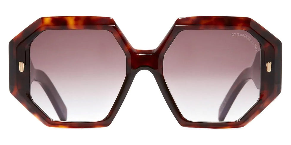 Cutler and Gross® CGSN932456 CGSN932456 DARK TURTLE 56 - Dark Turtle Sunglasses