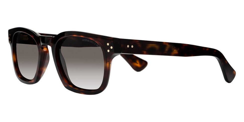 Cutler and Gross® CGSN976853 CGSN976853 TORTOISE 53 - Tortoise Sunglasses
