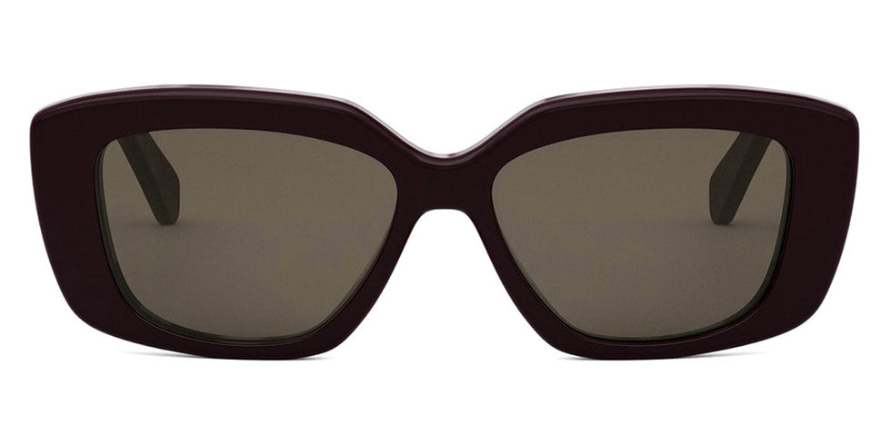Celine® CL40216U CLN CL40216U 69E 55 - 69E Shiny Bordeaux / Brown Sunglasses