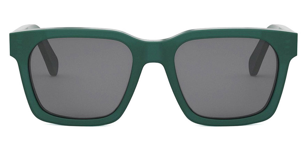 Celine® CL40248I CLN CL40248I 96A 54 - 96A Shiny Green / Smoke Sunglasses