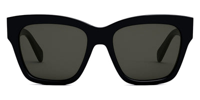 Celine® CL40253I CLN CL40253I 01A 55 - Shiny Black / Dark Smoke Sunglasses