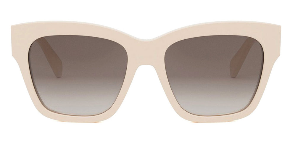 Celine® CL40253I CLN CL40253I 25F 55 - 25F Shiny Ivory / Gradient Brown Sunglasses