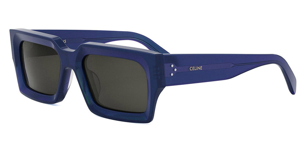 Celine® CL40280U CLN CL40280U 90A 54 - 90A Shiny Blue / Smoke Sunglasses