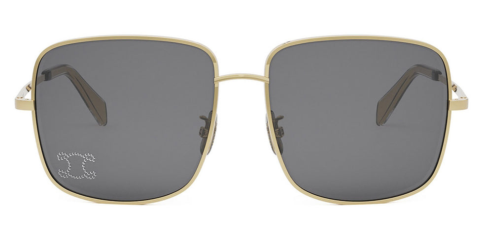 Celine® CL40284U CLN CL40284U 30A 59 - Shiny Endura Gold / Smoke Sunglasses
