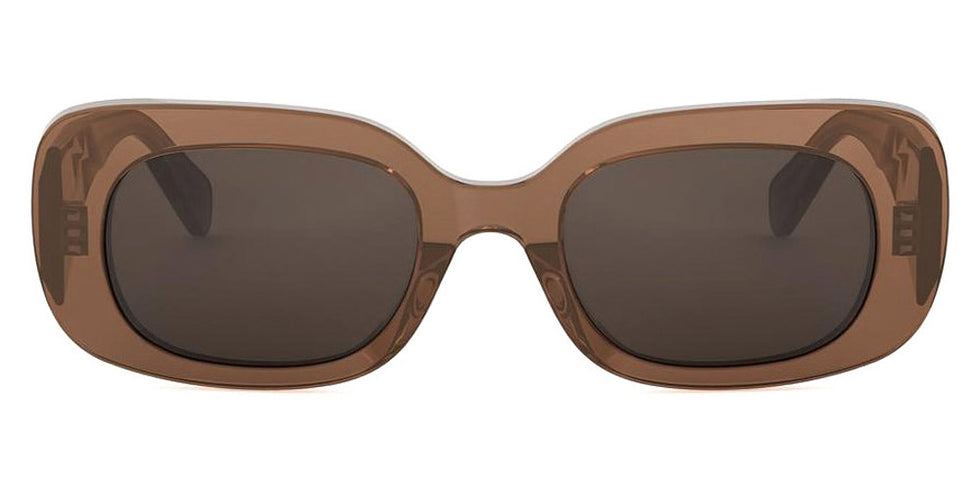 Celine® CL40287U CLN CL40287U 48E 51 - 48A Shiny Brown / Brown Normal Sunglasses