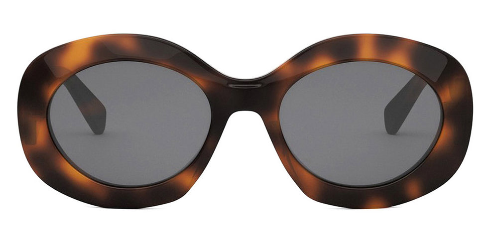 Celine® CL40292U CLN CL40292U 53A 54 - 53A Shiny Havana / Smoke Sunglasses
