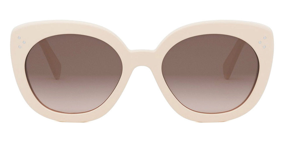 Celine® CL40295I CLN CL40295I 25F 56 - 25F Shiny Ivory / Gradient Brown Sunglasses