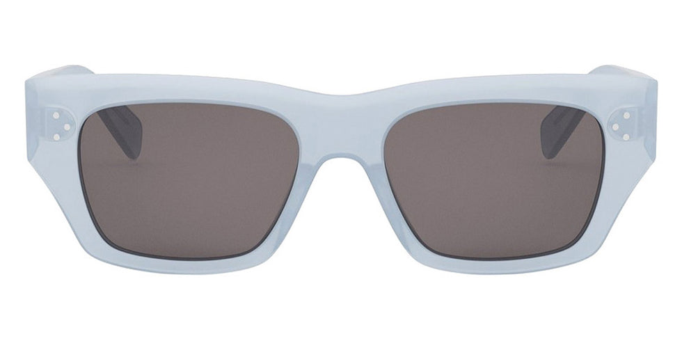 Celine® CL40297U CLN CL40297U 84A 53 - 84A Blu Transparent/Shiny Opaline / Smoke Sunglasses