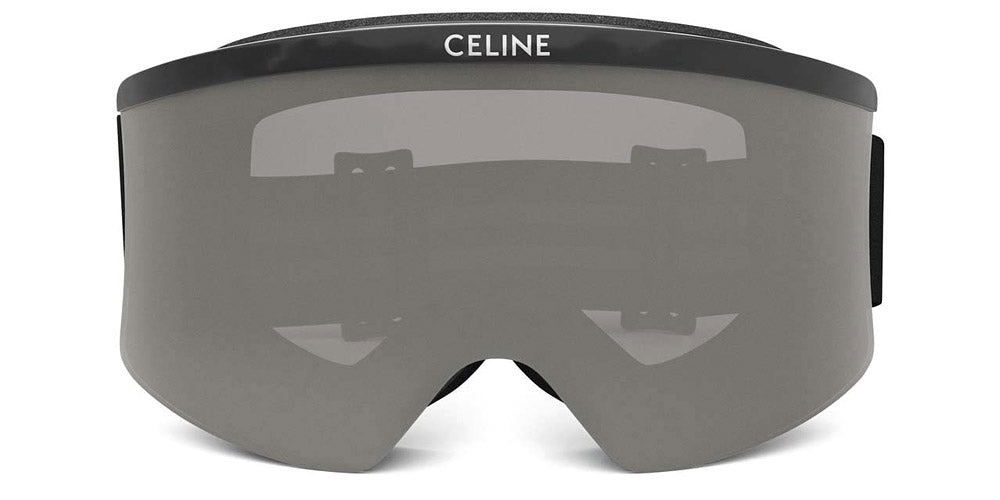 Celine® CL40302U CLN CL40302U 01C 00 - 01C Shiny Black / Silver Sunglasses