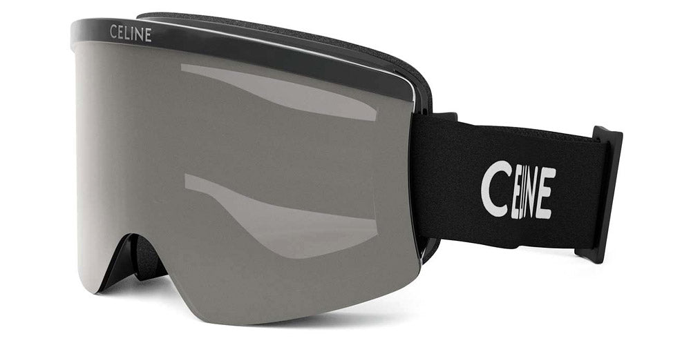 Celine® CL40302U CLN CL40302U 01C 00 - 01C Shiny Black / Silver Sunglasses