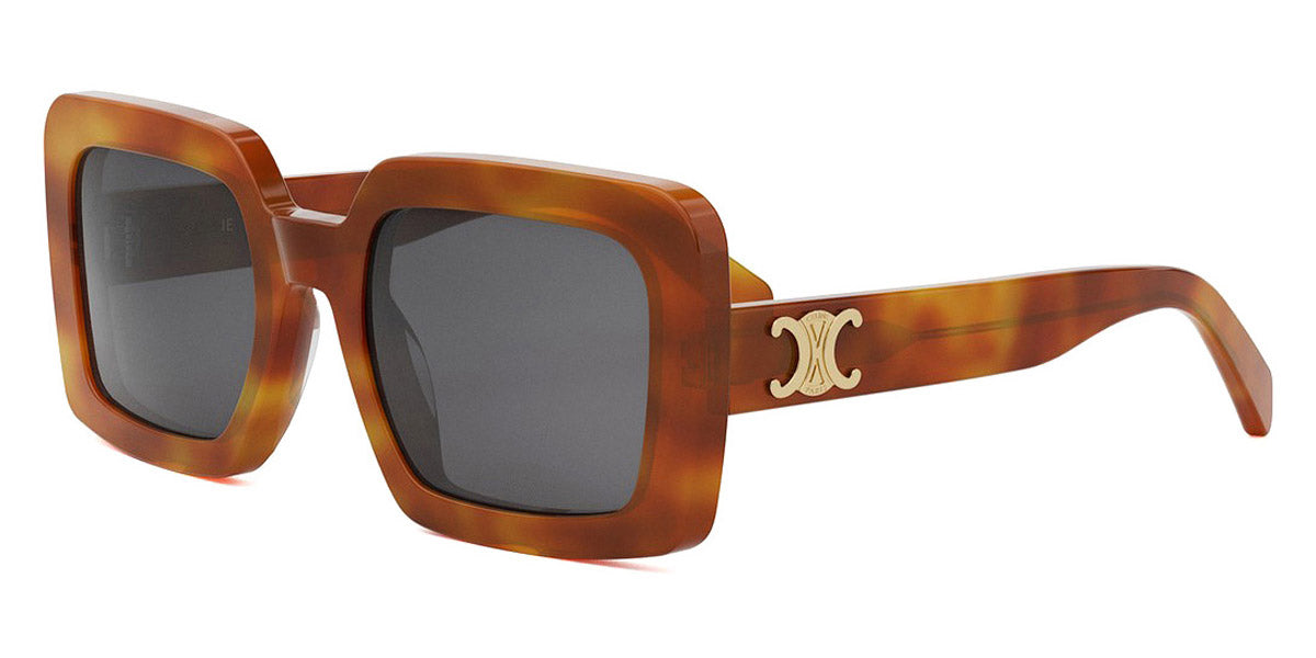 Celine® CL40304U CLN CL40304U 53A 56 - 53A Shiny Havana / Smoke Sunglasses