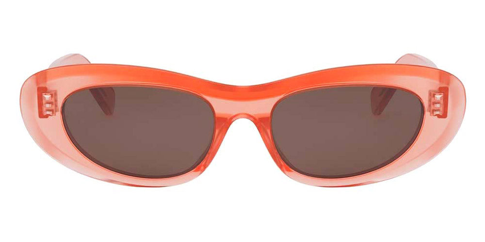 Celine® CL40310U CLN CL40310U 42E 54 - 42E Shiny Orange / Brown Sunglasses