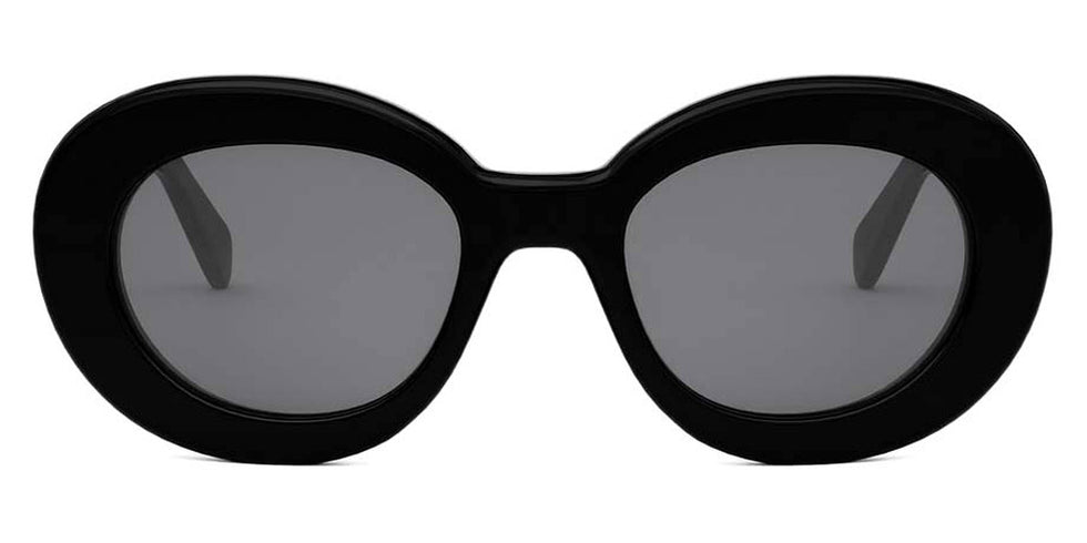 Celine® CL40312U CLN CL40312U 01A 53 - 01A Shiny Black / Grey Sunglasses